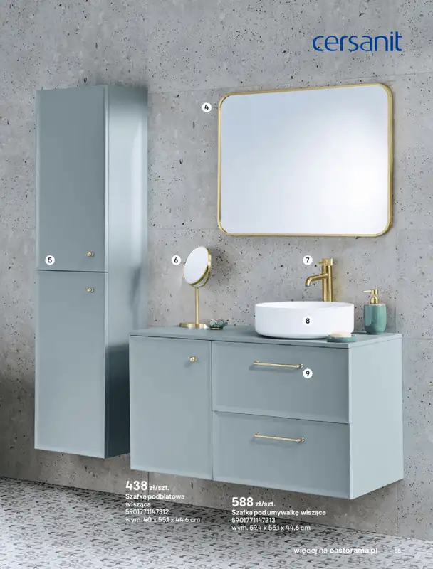 Castorama - gazetka promocyjna Katalog Łazienki od środy 17.09 do środy 31.12 - strona 55