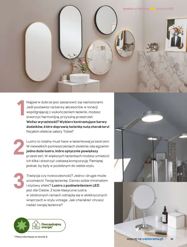 Castorama - gazetka promocyjna Katalog Łazienki od środy 17.09 do środy 31.12 - strona 95