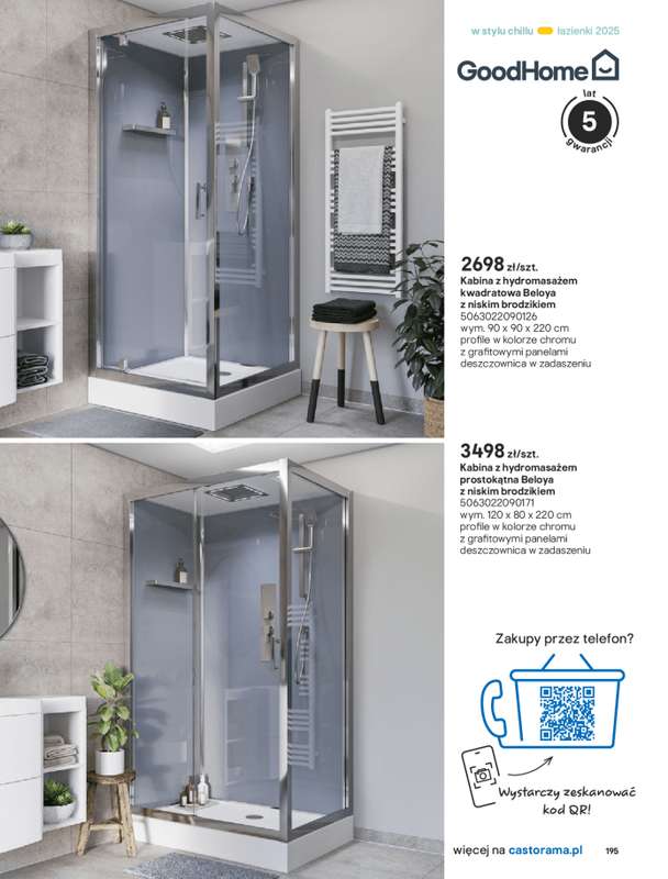 Castorama - gazetka promocyjna Katalog Łazienki od środy 17.09 do środy 31.12 - strona 195