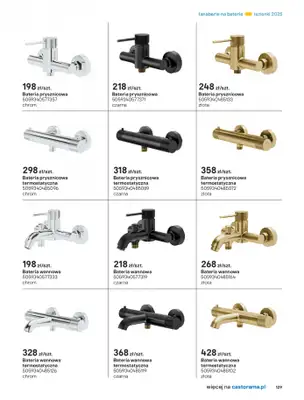 Castorama - gazetka promocyjna Katalog Łazienki od środy 17.09 do środy 31.12 - strona 129 Castorama - gazetka promocyjna Katalog Łazienki od środy 17.09 do środy 31.12 - strona 129