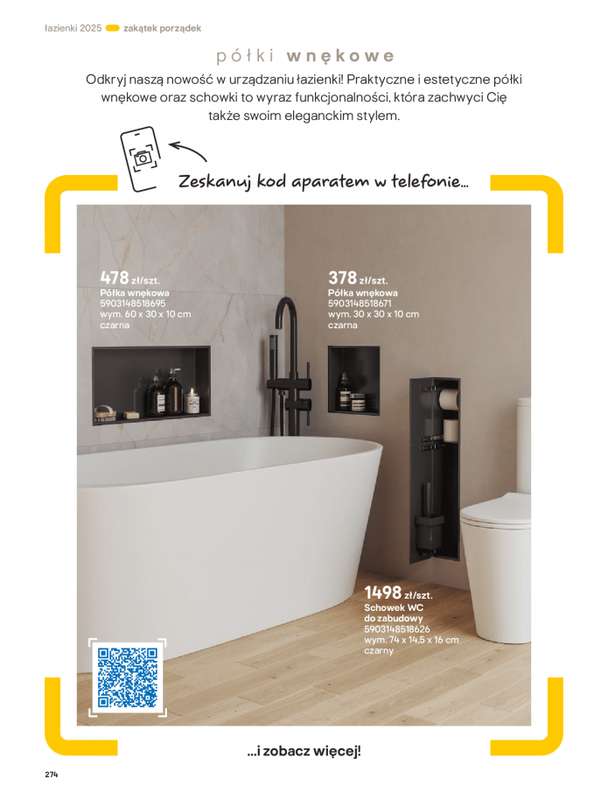 Castorama - gazetka promocyjna Katalog 艁azienki od 艣rody 17.09 do 艣rody 31.12 - strona 274 Castorama - gazetka promocyjna Katalog 艁azienki od 艣rody 17.09 do 艣rody 31.12 - strona 274