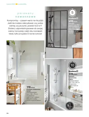 Castorama - gazetka promocyjna Katalog Łazienki od środy 17.09 do środy 31.12 - strona 216 Castorama - gazetka promocyjna Katalog Łazienki od środy 17.09 do środy 31.12 - strona 216