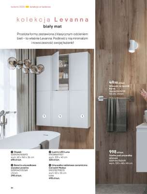 Castorama - gazetka promocyjna Katalog Łazienki od środy 17.09 do środy 31.12 - strona 34