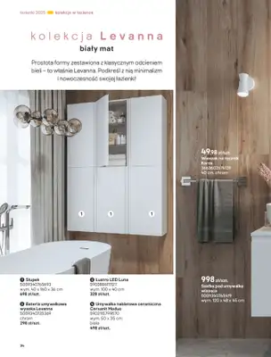 Castorama - gazetka promocyjna Katalog Łazienki od środy 17.09 do środy 31.12 - strona 34 Castorama - gazetka promocyjna Katalog Łazienki od środy 17.09 do środy 31.12 - strona 34