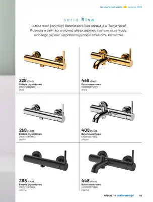 Castorama - gazetka promocyjna Katalog Łazienki od środy 17.09 do środy 31.12 - strona 133 Castorama - gazetka promocyjna Katalog Łazienki od środy 17.09 do środy 31.12 - strona 133