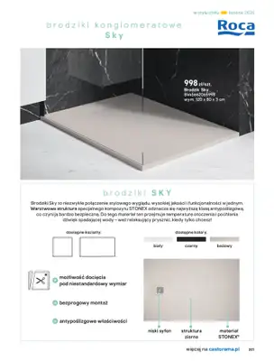 Castorama - gazetka promocyjna Katalog Łazienki od środy 17.09 do środy 31.12 - strona 201 Castorama - gazetka promocyjna Katalog Łazienki od środy 17.09 do środy 31.12 - strona 201