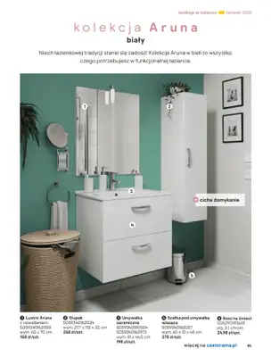 Castorama - gazetka promocyjna Katalog Łazienki od środy 17.09 do środy 31.12 - strona 85 Castorama - gazetka promocyjna Katalog Łazienki od środy 17.09 do środy 31.12 - strona 85