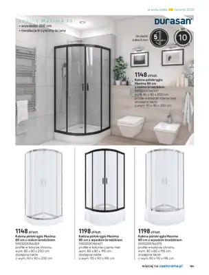 Castorama - gazetka promocyjna Katalog Łazienki od środy 17.09 do środy 31.12 - strona 185 Castorama - gazetka promocyjna Katalog Łazienki od środy 17.09 do środy 31.12 - strona 185