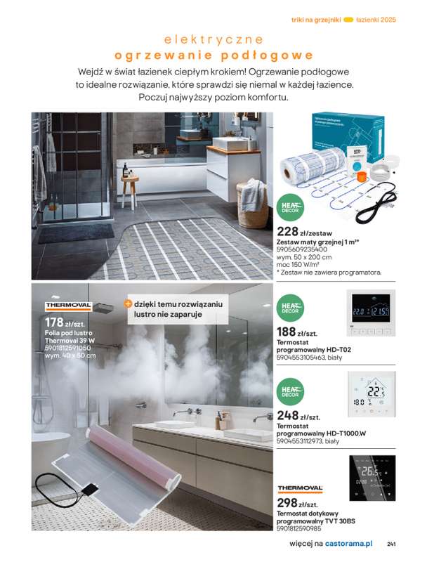 Castorama - gazetka promocyjna Katalog Łazienki od środy 17.09 do środy 31.12 - strona 241