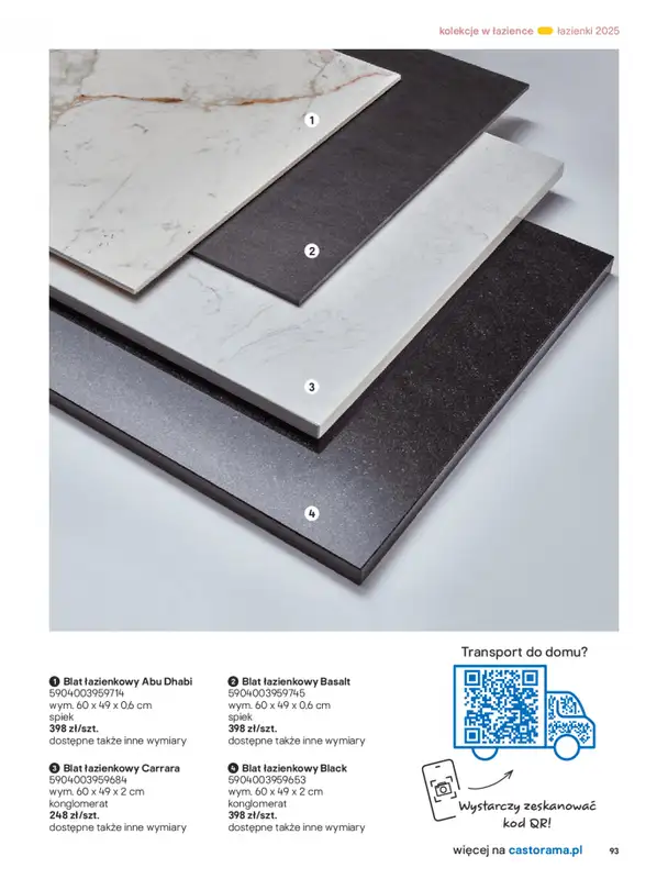 Castorama - gazetka promocyjna Katalog Łazienki od środy 17.09 do środy 31.12 - strona 93