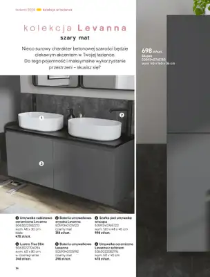 Castorama - gazetka promocyjna Katalog Łazienki od środy 17.09 do środy 31.12 - strona 36 Castorama - gazetka promocyjna Katalog Łazienki od środy 17.09 do środy 31.12 - strona 36