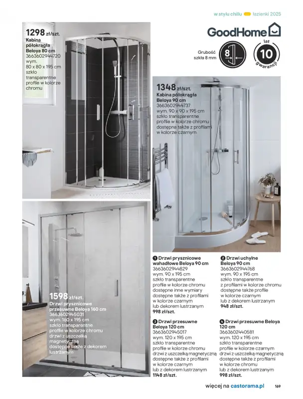 Castorama - gazetka promocyjna Katalog Łazienki od środy 17.09 do środy 31.12 - strona 169