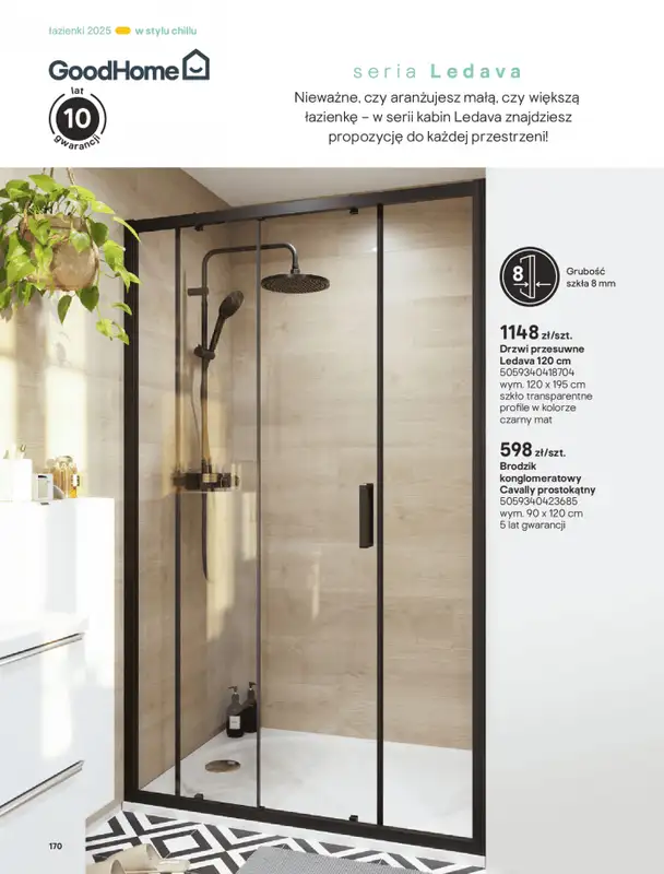Castorama - gazetka promocyjna Katalog Łazienki od środy 17.09 do środy 31.12 - strona 170
