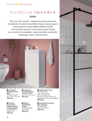 Castorama - gazetka promocyjna Katalog Łazienki od środy 17.09 do środy 31.12 - strona 74 Castorama - gazetka promocyjna Katalog Łazienki od środy 17.09 do środy 31.12 - strona 74