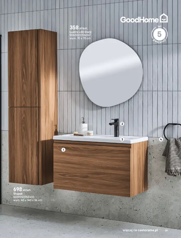 Castorama - gazetka promocyjna Katalog Łazienki od środy 17.09 do środy 31.12 - strona 39