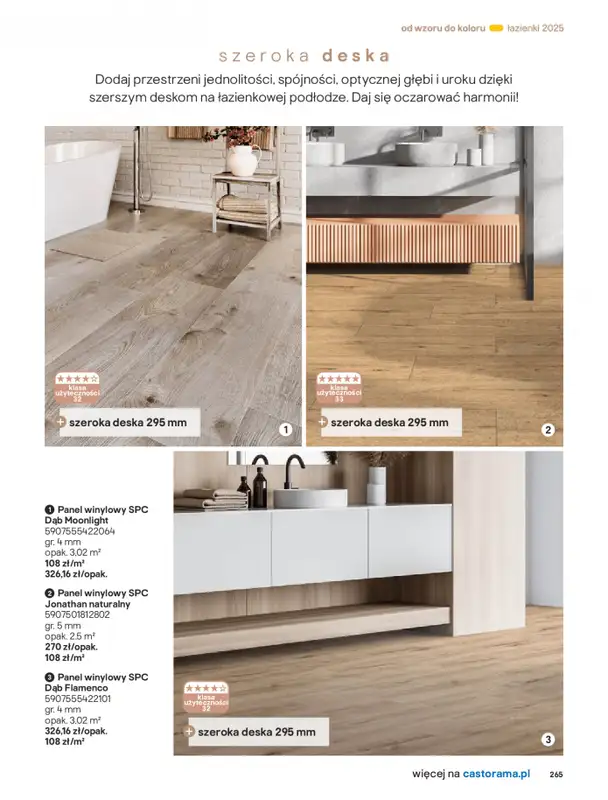 Castorama - gazetka promocyjna Katalog Łazienki od środy 17.09 do środy 31.12 - strona 265