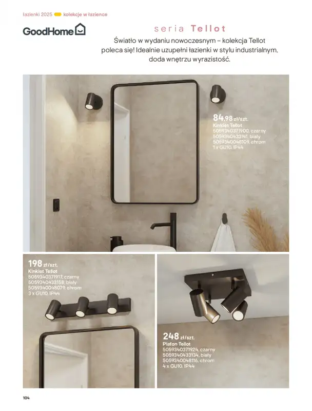 Castorama - gazetka promocyjna Katalog Łazienki od środy 17.09 do środy 31.12 - strona 104