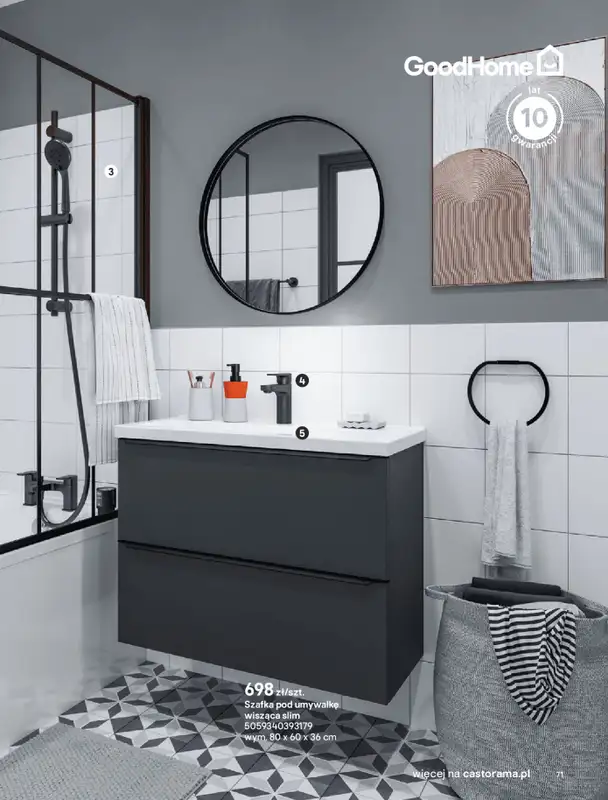 Castorama - gazetka promocyjna Katalog Łazienki od środy 17.09 do środy 31.12 - strona 71