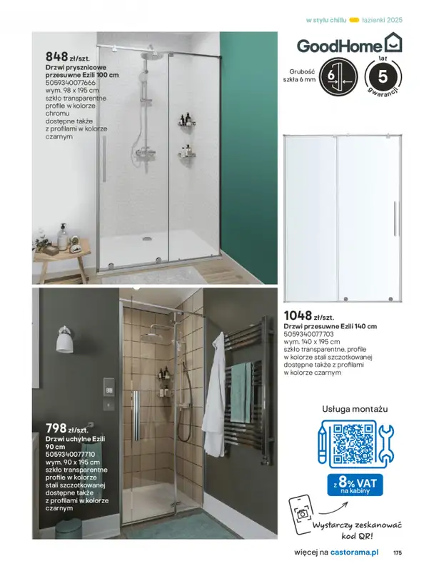 Castorama - gazetka promocyjna Katalog Łazienki od środy 17.09 do środy 31.12 - strona 175