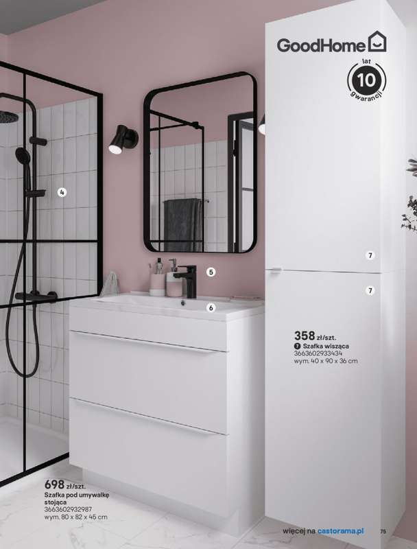 Castorama - gazetka promocyjna Katalog 艁azienki od 艣rody 17.09 do 艣rody 31.12 - strona 75 Castorama - gazetka promocyjna Katalog 艁azienki od 艣rody 17.09 do 艣rody 31.12 - strona 75