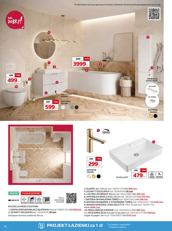 Komfort - gazetka promocyjna Gazetka od środy 17.09 do wtorku 28.10 - strona 34