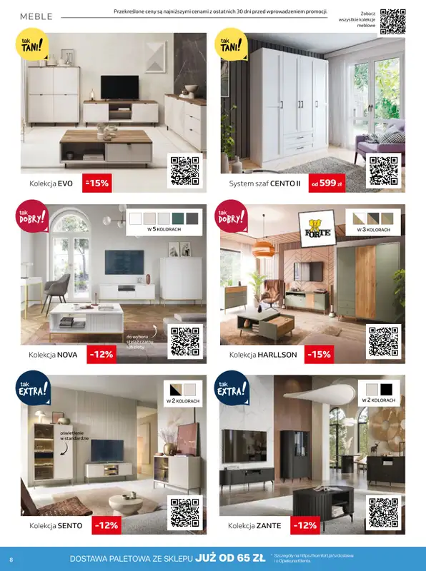 Komfort - gazetka promocyjna Gazetka od środy 17.09 do wtorku 28.10 - strona 8