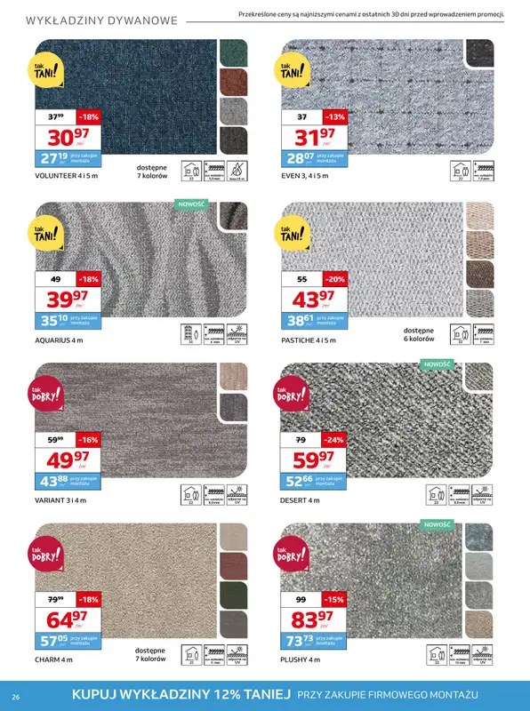 Komfort - gazetka promocyjna Gazetka od środy 17.09 do wtorku 28.10 - strona 26