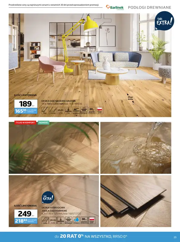 Komfort - gazetka promocyjna Gazetka od środy 17.09 do wtorku 28.10 - strona 23