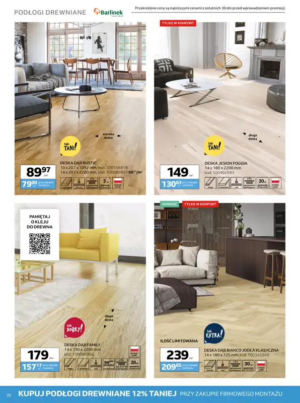 Komfort - gazetka promocyjna Gazetka od środy 17.09 do wtorku 28.10 - strona 22