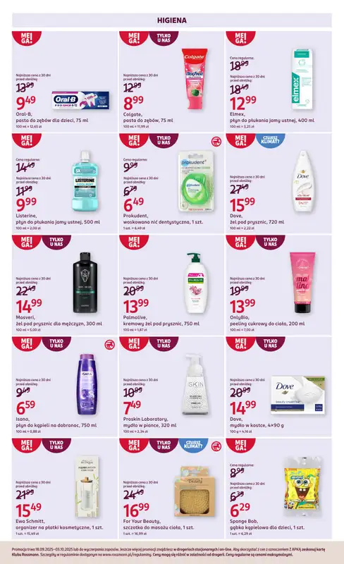 Rossmann - gazetka promocyjna Gazetka od czwartku 18.09 do piątku 03.10 - strona 3