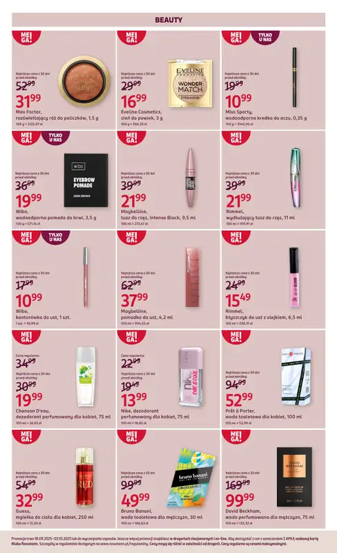 Rossmann - gazetka promocyjna Gazetka od czwartku 18.09 do piątku 03.10 - strona 10