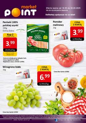 Market Point - gazetka promocyjna Ulotka weekendowa od czwartku 18.09 do soboty 20.09