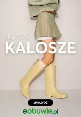 eobuwie.pl - gazetka promocyjna Kalosze damskie – must have na jesień od środy 17.09 