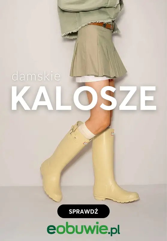 eobuwie.pl - gazetka promocyjna Kalosze damskie – must have na jesień od środy 17.09 