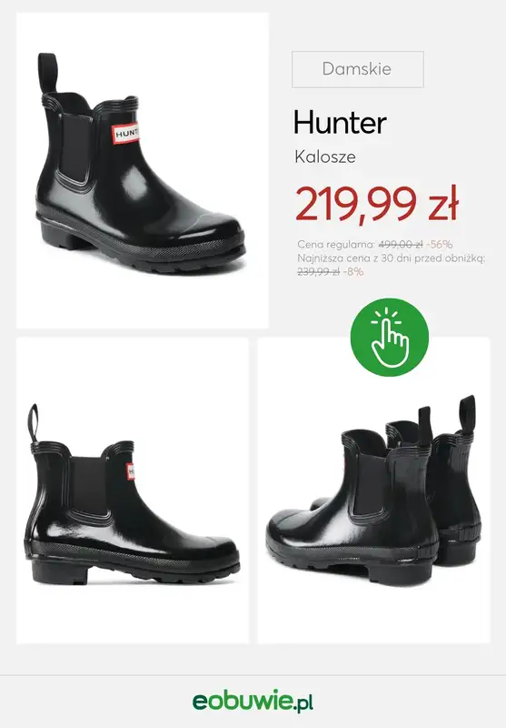 eobuwie.pl - gazetka promocyjna Kalosze damskie – must have na jesień od środy 17.09  - strona 6