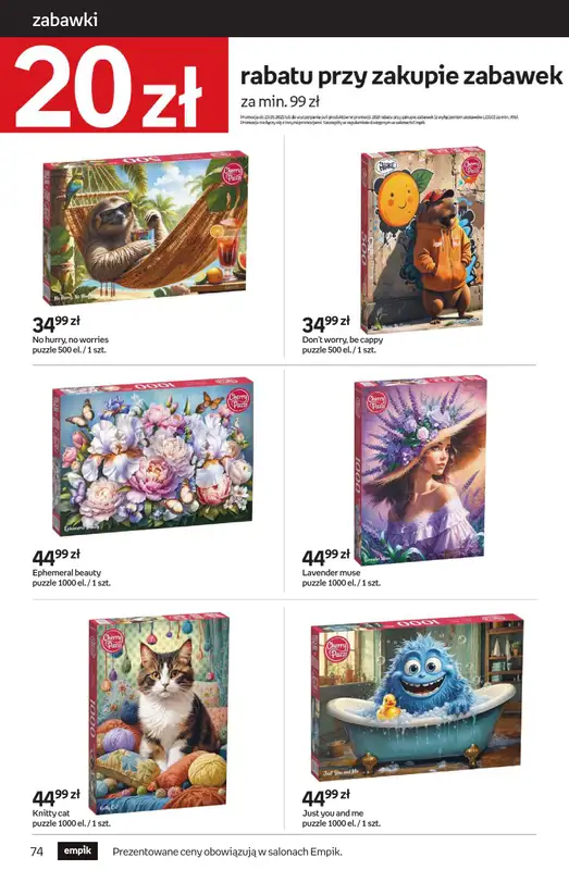 Empik - gazetka promocyjna Tom kultury: zabawki od środy 10.09 do wtorku 23.09 - strona 8