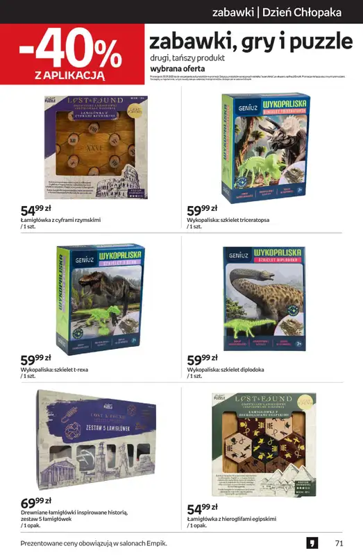 Empik - gazetka promocyjna Tom kultury: zabawki od środy 10.09 do wtorku 23.09 - strona 5