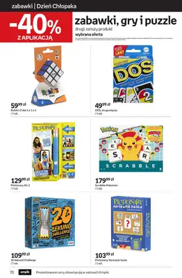 Empik - gazetka promocyjna Tom kultury: zabawki od środy 10.09 do wtorku 23.09 - strona 4 Empik - gazetka promocyjna Tom kultury: zabawki od środy 10.09 do wtorku 23.09 - strona 4