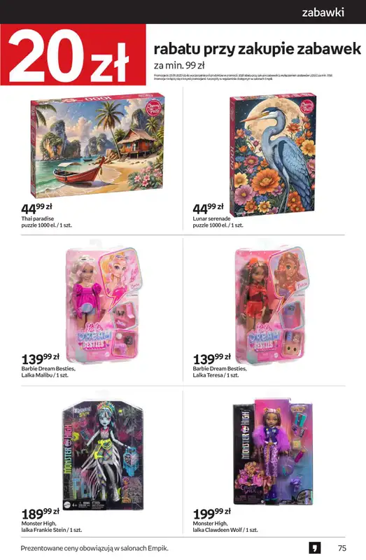 Empik - gazetka promocyjna Tom kultury: zabawki od środy 10.09 do wtorku 23.09 - strona 9