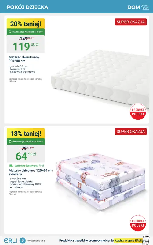 Erli - gazetka promocyjna Meble, które robią klimat – HITY cenowe! od środy 17.09 do niedzieli 28.09 - strona 5