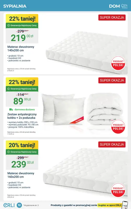 Erli - gazetka promocyjna Meble, które robią klimat – HITY cenowe! od środy 17.09 do niedzieli 28.09 - strona 12