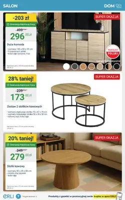 Erli - gazetka promocyjna Meble, które robią klimat – HITY cenowe! od środy 17.09 do niedzieli 28.09 - strona 7 Erli - gazetka promocyjna Meble, które robią klimat – HITY cenowe! od środy 17.09 do niedzieli 28.09 - strona 7