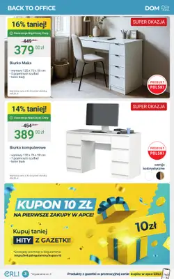 Erli - gazetka promocyjna Meble, które robią klimat – HITY cenowe! od środy 17.09 do niedzieli 28.09 - strona 3 Erli - gazetka promocyjna Meble, które robią klimat – HITY cenowe! od środy 17.09 do niedzieli 28.09 - strona 3