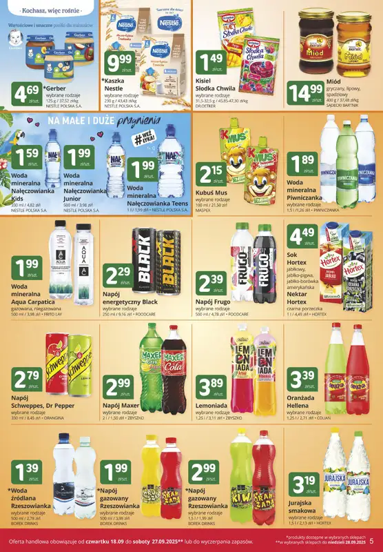 Marketvita - gazetka promocyjna Gazetka od czwartku 18.09 do soboty 27.09 - strona 5