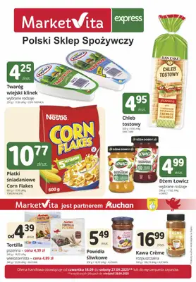 Marketvita - gazetka promocyjna Gazetka Express od czwartku 18.09 do soboty 27.09