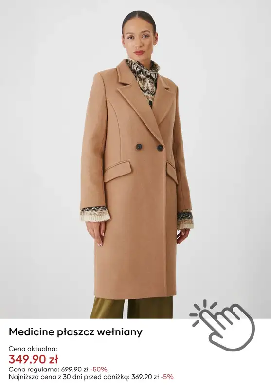 Answear - gazetka promocyjna Płaszcze damskie w promocji! od środy 17.09  - strona 7