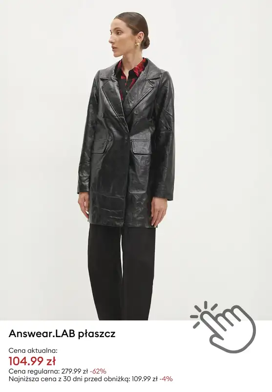 Answear - gazetka promocyjna Płaszcze damskie w promocji! od środy 17.09  - strona 6