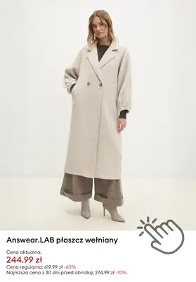 Answear - gazetka promocyjna Płaszcze damskie w promocji! od środy 17.09  - strona 5