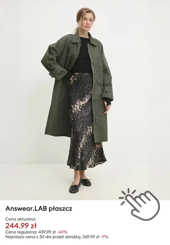 Answear - gazetka promocyjna Płaszcze damskie w promocji! od środy 17.09  - strona 4