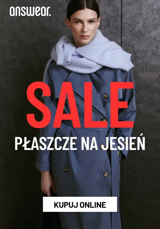 Answear - gazetka promocyjna Płaszcze damskie w promocji! od środy 17.09 